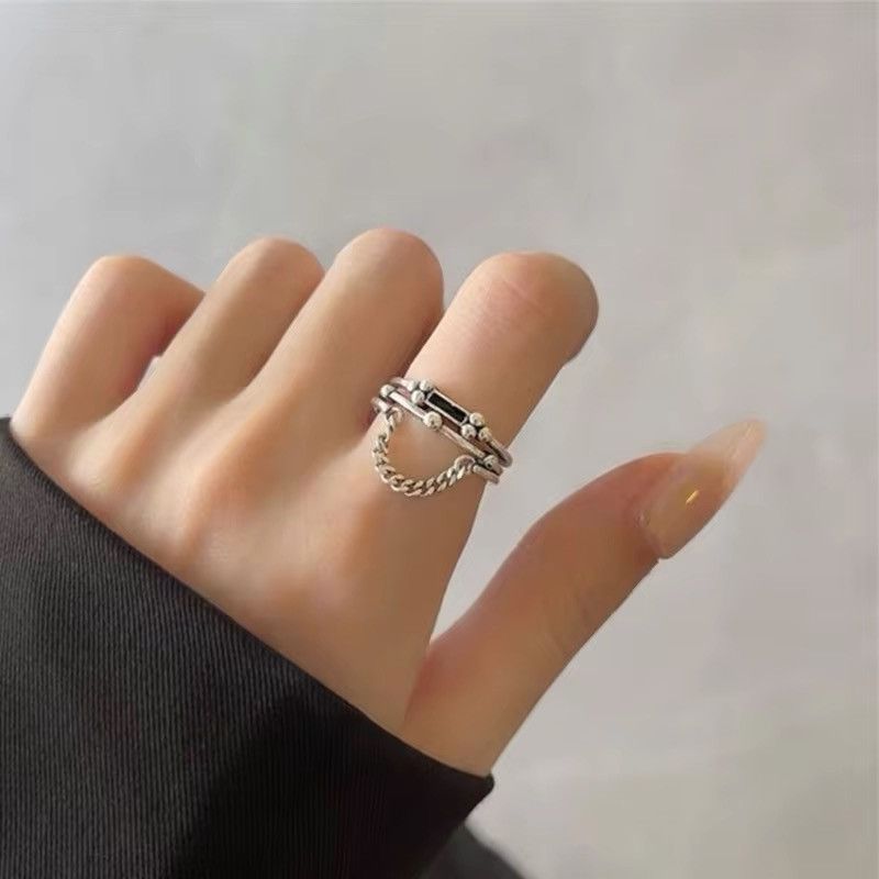 Jewelry × Vintage Multilayer Chain Elegant Rings Size ONE SIZE - 2 Thumbnail