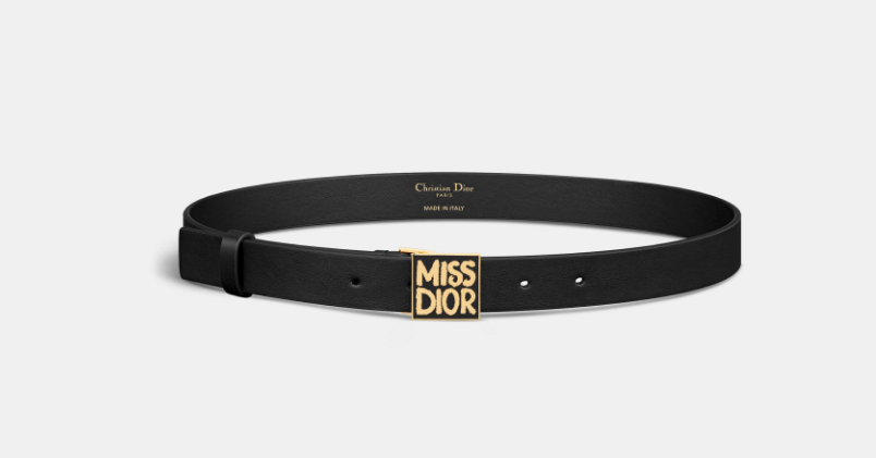 Dior o1w1db10525 Size : OS / B0598U Dior Graffiti Belt in Black Size ONE SIZE - 2 Thumbnail