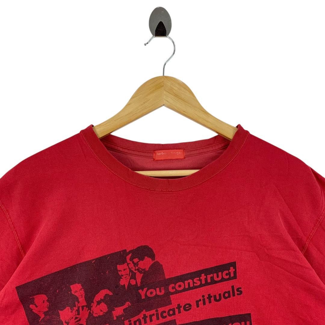 Barbara Kruger × Vintage Vintage BARBARA KRUGER you construct intricate ritual tee Size US XL / EU 56 / 4 - 2 Thumbnail