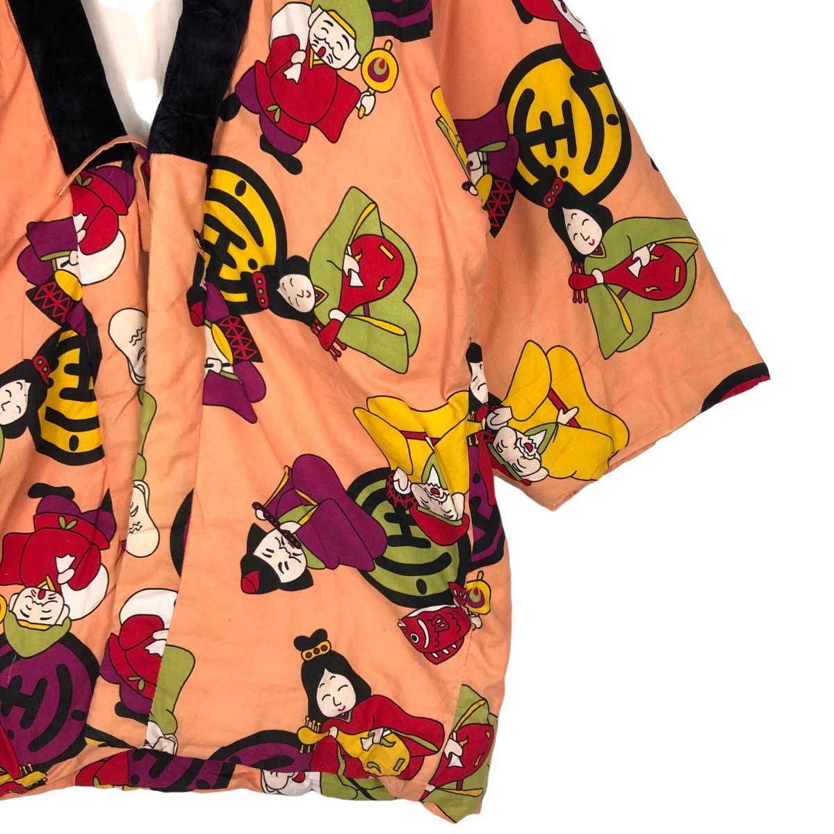Japanese Brand 🔥Vtg Traditional Kimono Japan Cartoon FullPrint Paquerette Size US M / EU 48-50 / 2 - 5 Thumbnail
