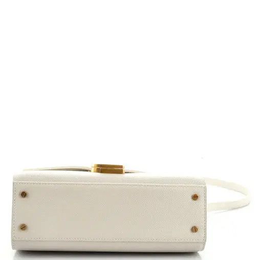 Saint Laurent Paris o1s1wg110924 Size: OS / Cassandra Top Handle Bag Soft Cream Size ONE SIZE - 4 Thumbnail