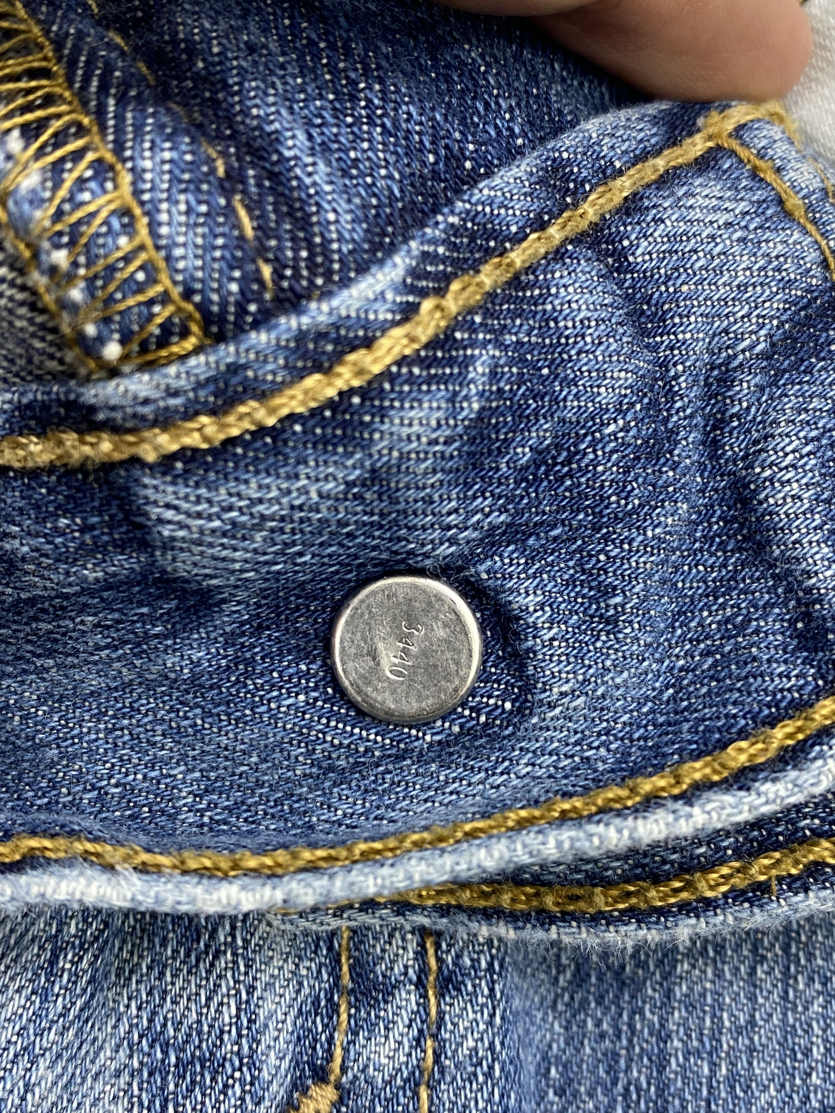 Levi's × Vintage Vintage Levi's 505 Faded Blue Denim Jeans Size US 32 / EU 48 - 12 Thumbnail