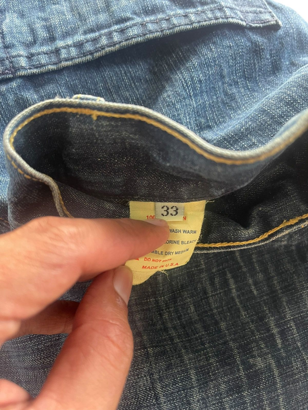 Designer KUNNA BAGGY JEANS Size US 32 / EU 48 - 10 Thumbnail