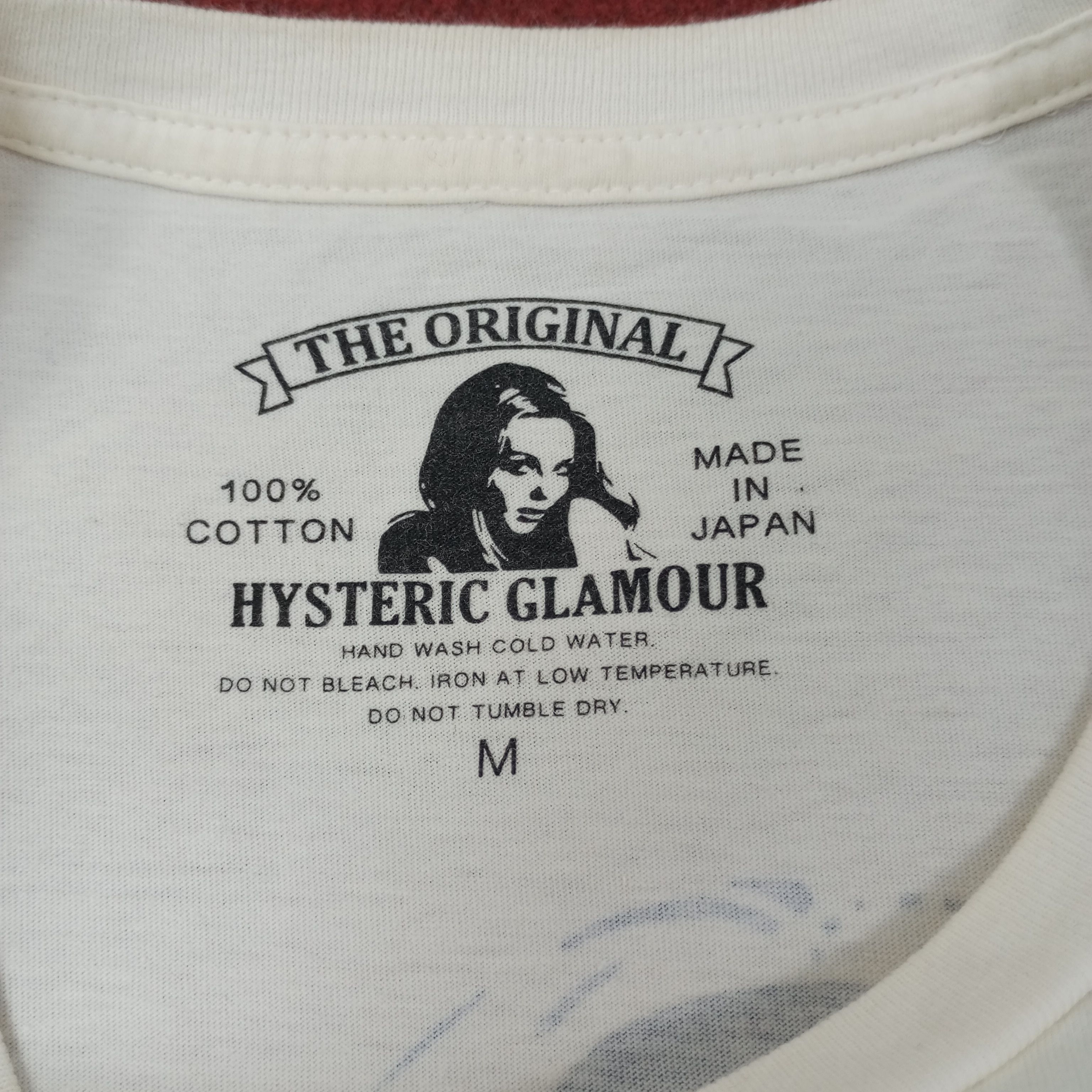Hysteric Glamour Hysteric Glamour Japanese Brand Custom Art Tshirt c223n56 Size US M / EU 48-50 / 2 - 5 Thumbnail