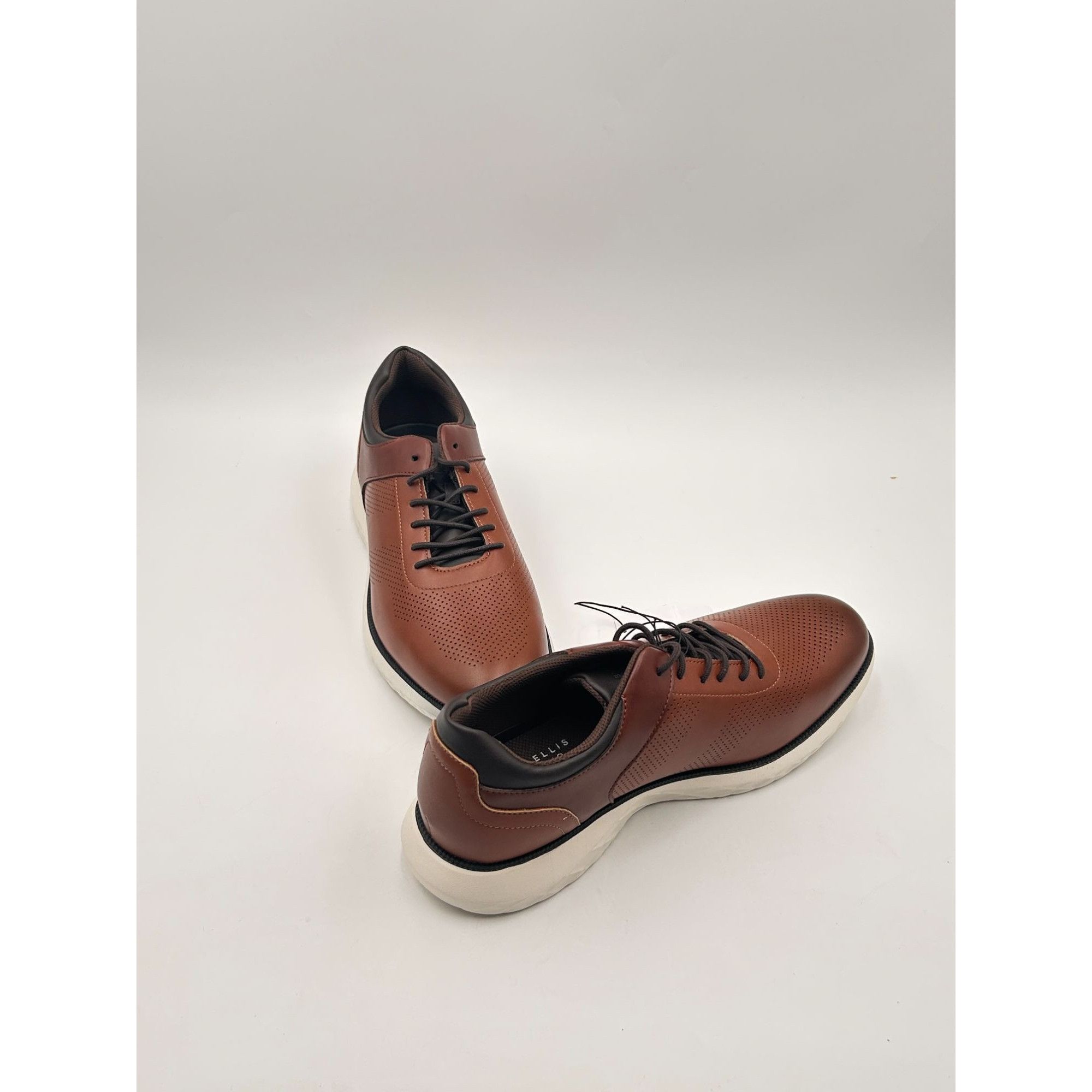 Perry Ellis Perry Ellis Portfolio Men’s Brown Casual Shoes Size 11 Perfo Size US 11 / EU 44 - 5 Thumbnail