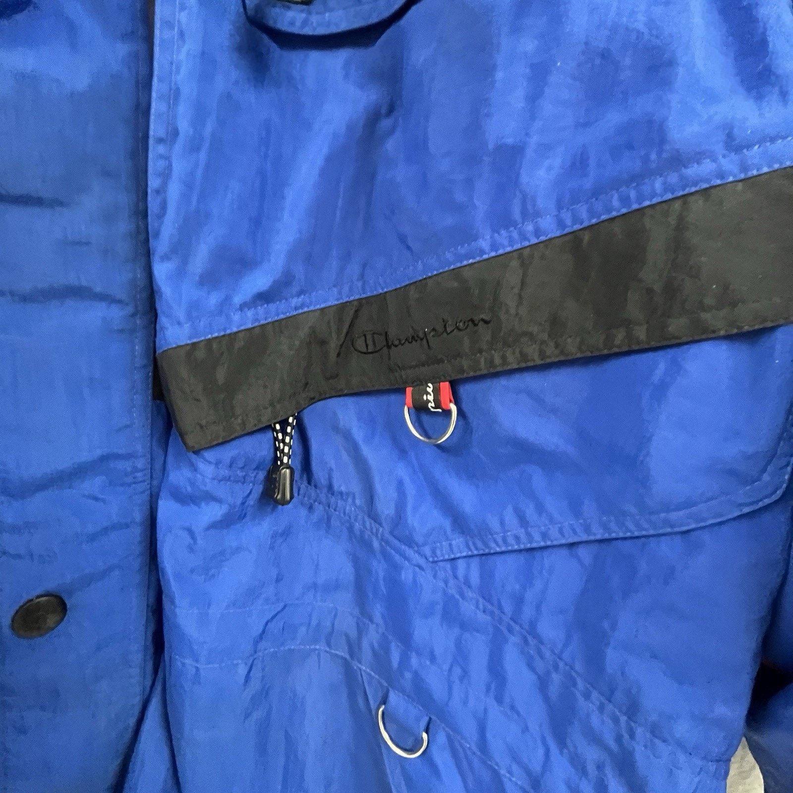 Champion Vintage 90s Champion NBA League Insulated Jacket Hooded XL Size US XL / EU 56 / 4 - 12 Thumbnail