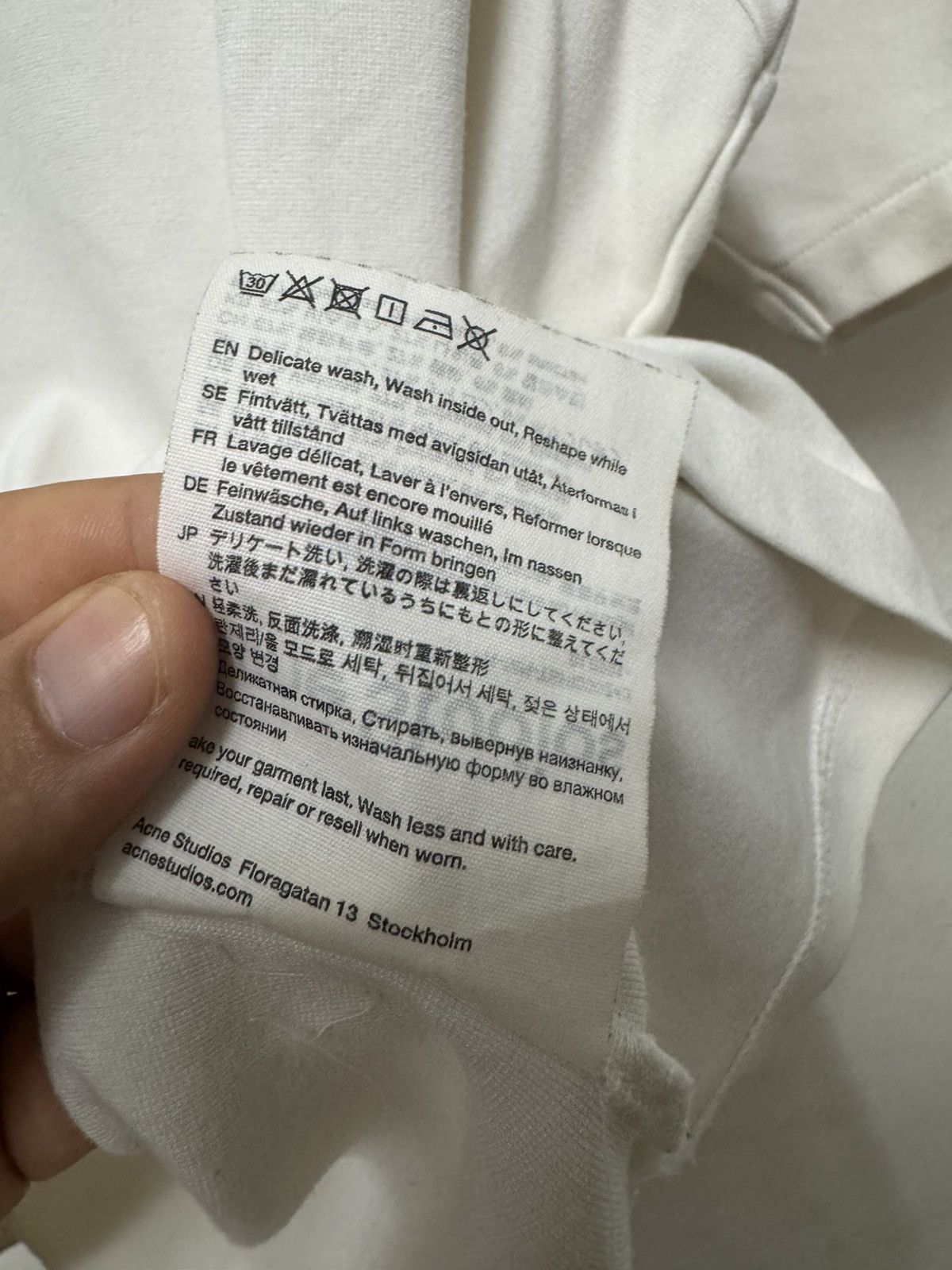 Acne Studios Acne Studios Crewneck Spellout Baggy T shirt Size US XS / EU 42 / 0 - 7 Thumbnail