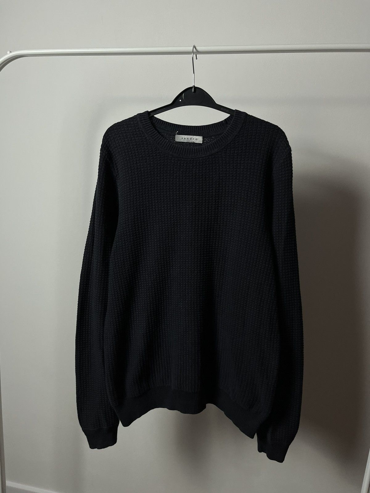 Sandro Sandro Men’s Classic waffle knit sweater Size US M / EU 48-50 / 2 - 5 Thumbnail