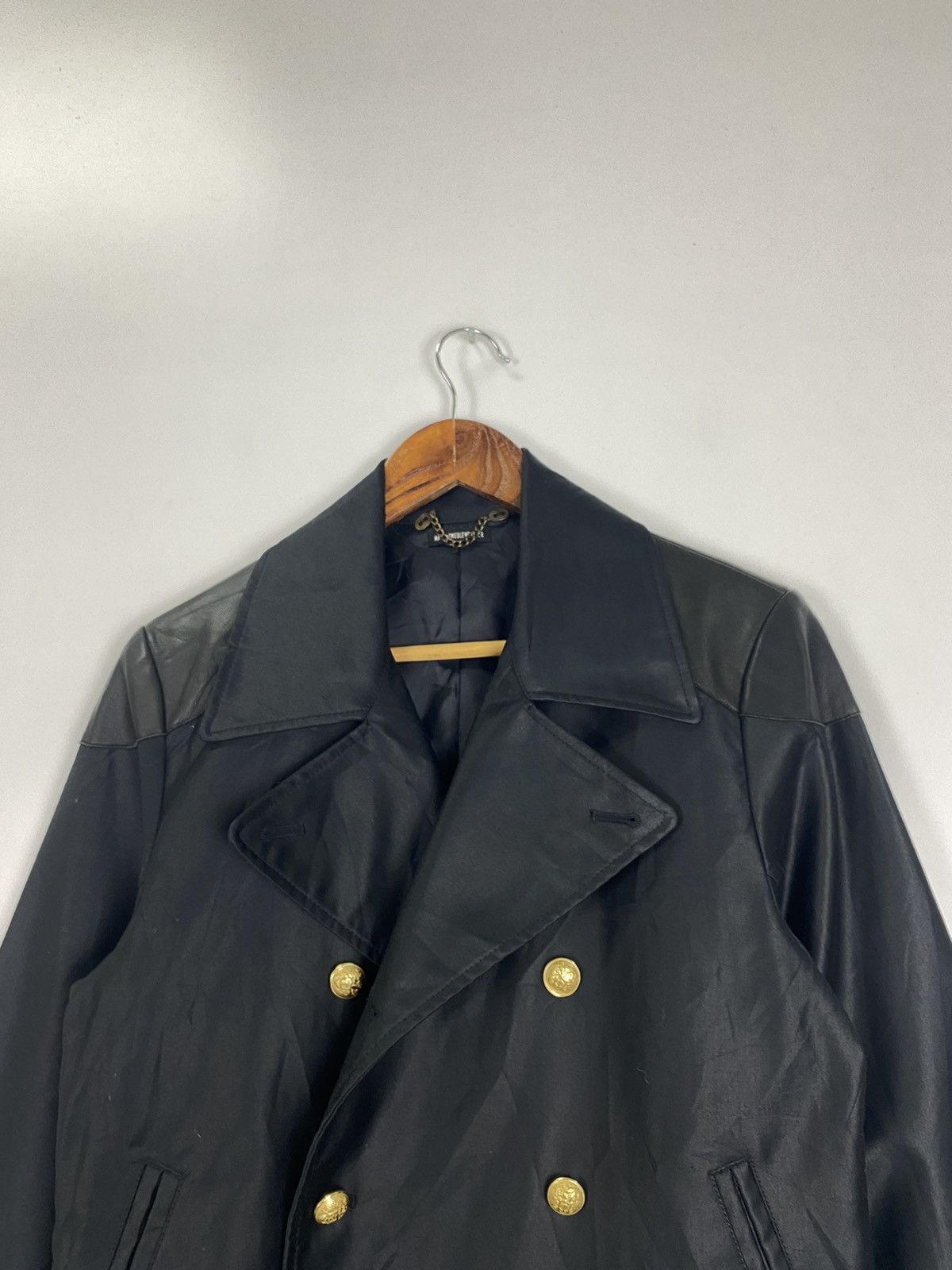 Ann Demeulemeester Ann Demeulemeester shoulder leather Jacket nice design Size US M / EU 48-50 / 2 - 6 Thumbnail