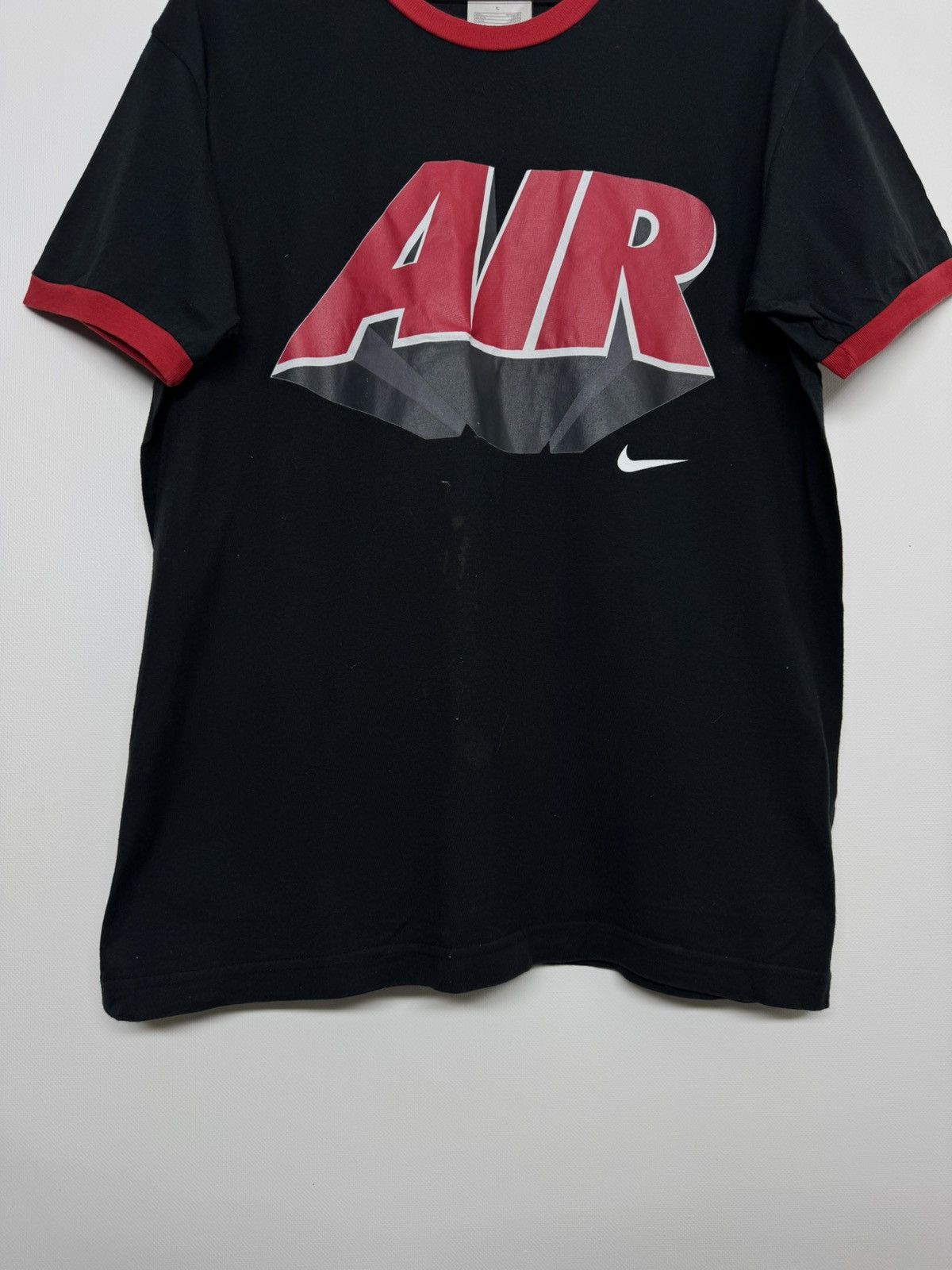 Nike Vintage 90’s Nike Air Tag T-Shirt Size L / US 10 / IT 46 - 7 Thumbnail