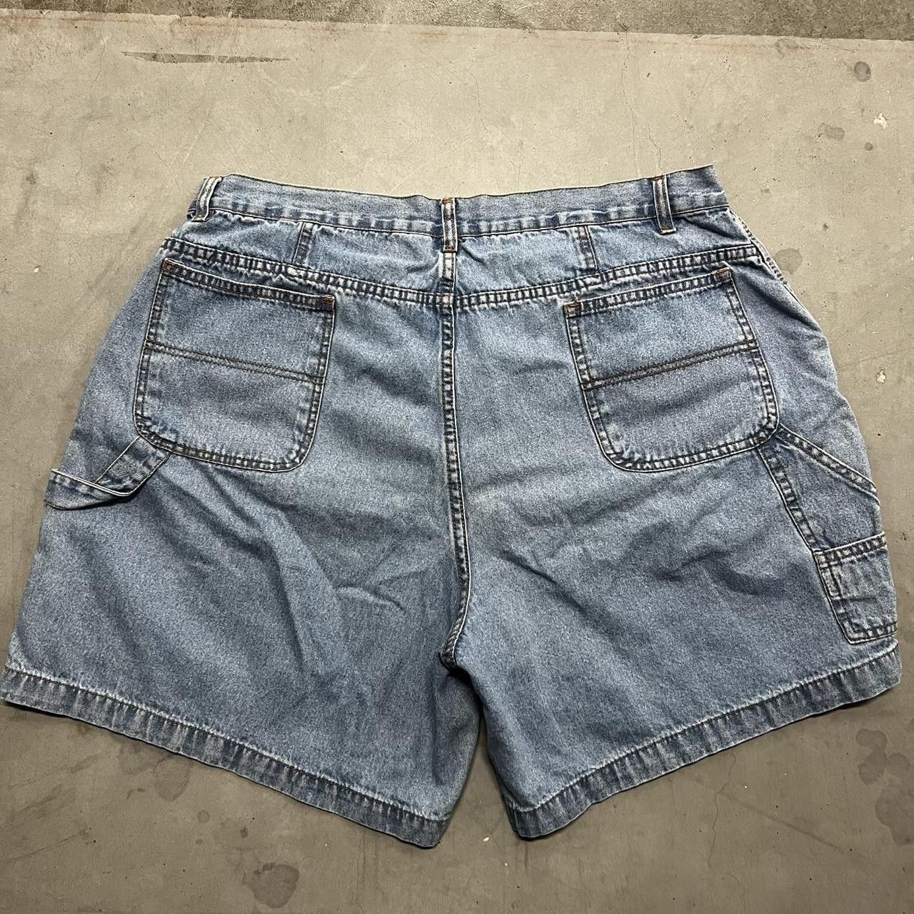 Vintage Vintage Y2K/2000s Carpenter Denim Shorts Jorts! Size US 38 / EU 54 - 2 Thumbnail