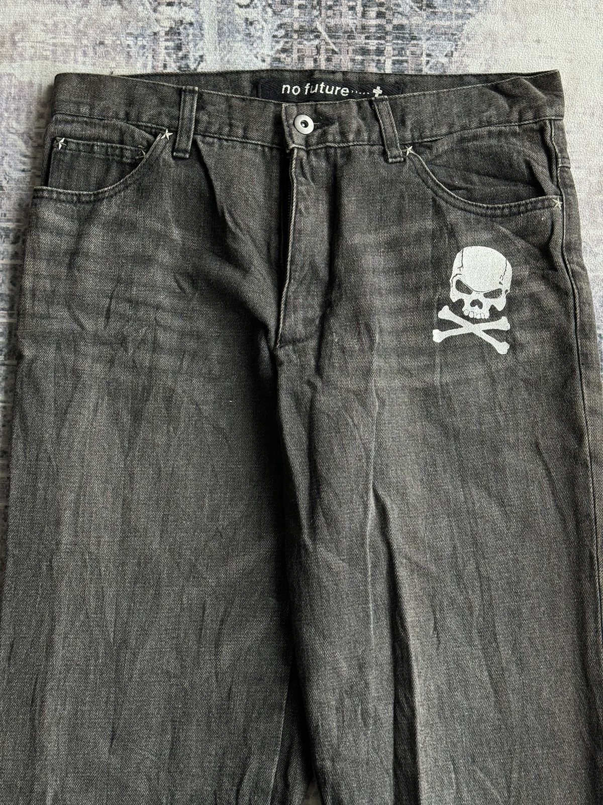 No Future No Future Skull Punk Riot Poem Denim Pants / ifsixwasnine Size US 31 - 3 Thumbnail