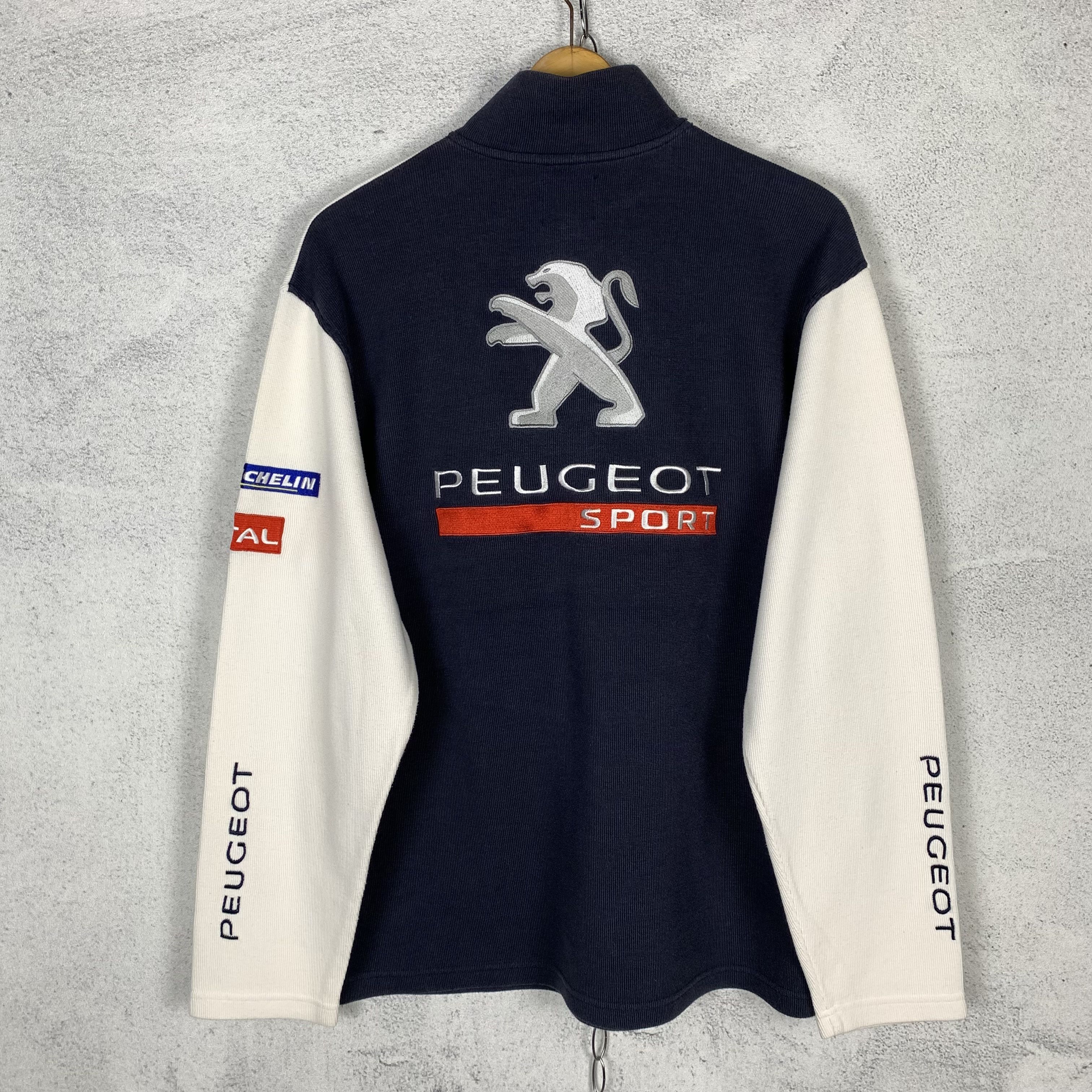 Formula 1 Team Peugeot Total Halfzip Sweatshirt Racing F1 Size US XL / EU 56 / 4 - 2 Thumbnail
