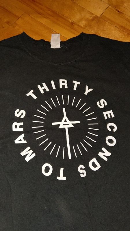 Band Tees × Vintage 30 Seconds To Mars Band Shirt Rare Drawing Tee Jared Size US L / EU 52-54 / 3 - 2 Thumbnail