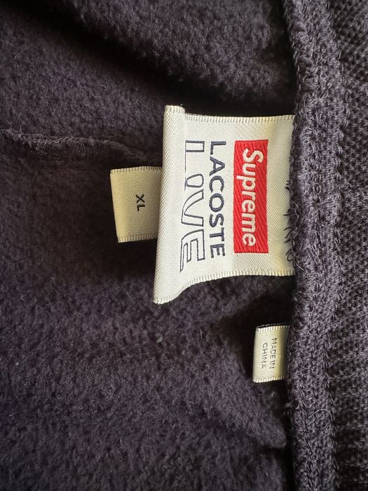 Supreme FREE SHIPPING SUPREME X LACOSTE FW190 Pique Pant XL Navy