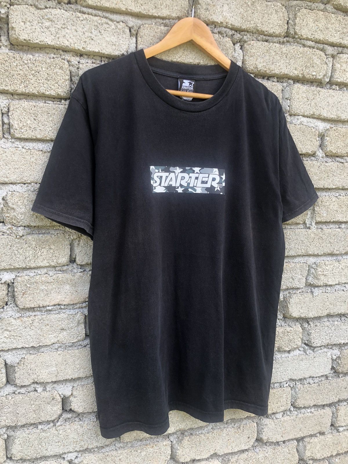 Vintage RARE Vintage 90s Starter Box Logo Tshirt Size US XL / EU 56 / 4 - 3 Thumbnail