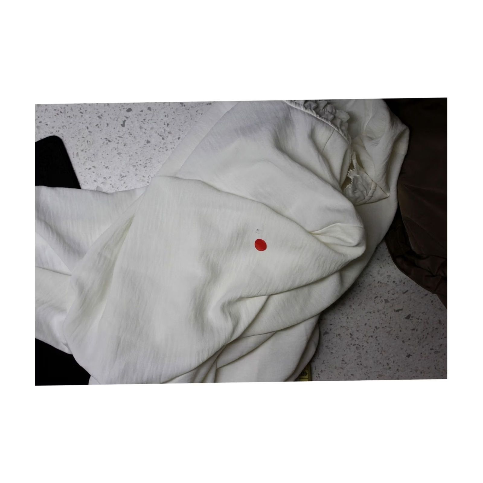 Tommy Hilfiger Tommy Hilfiger Keyhole Accent Gathered Neck Blouse White 3X Womens Size XXL / US 16-18 / IT 52-54 - 2 Thumbnail