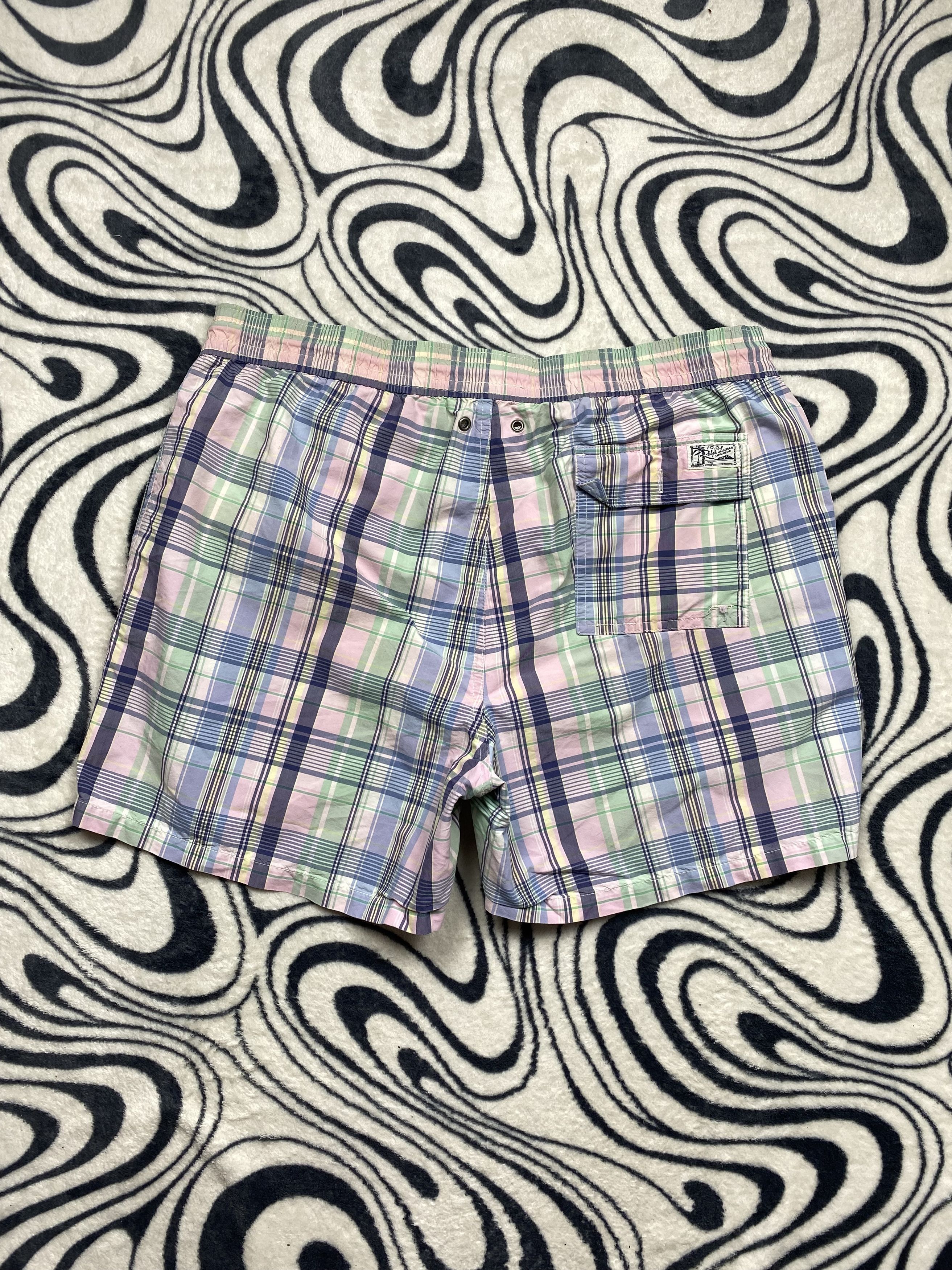 Polo Ralph Lauren × Ralph Lauren × Vintage Polo Ralph Lauren Vintage Mens Nylon Shorts Y2K Size US 36 / EU 52 - 10 Thumbnail