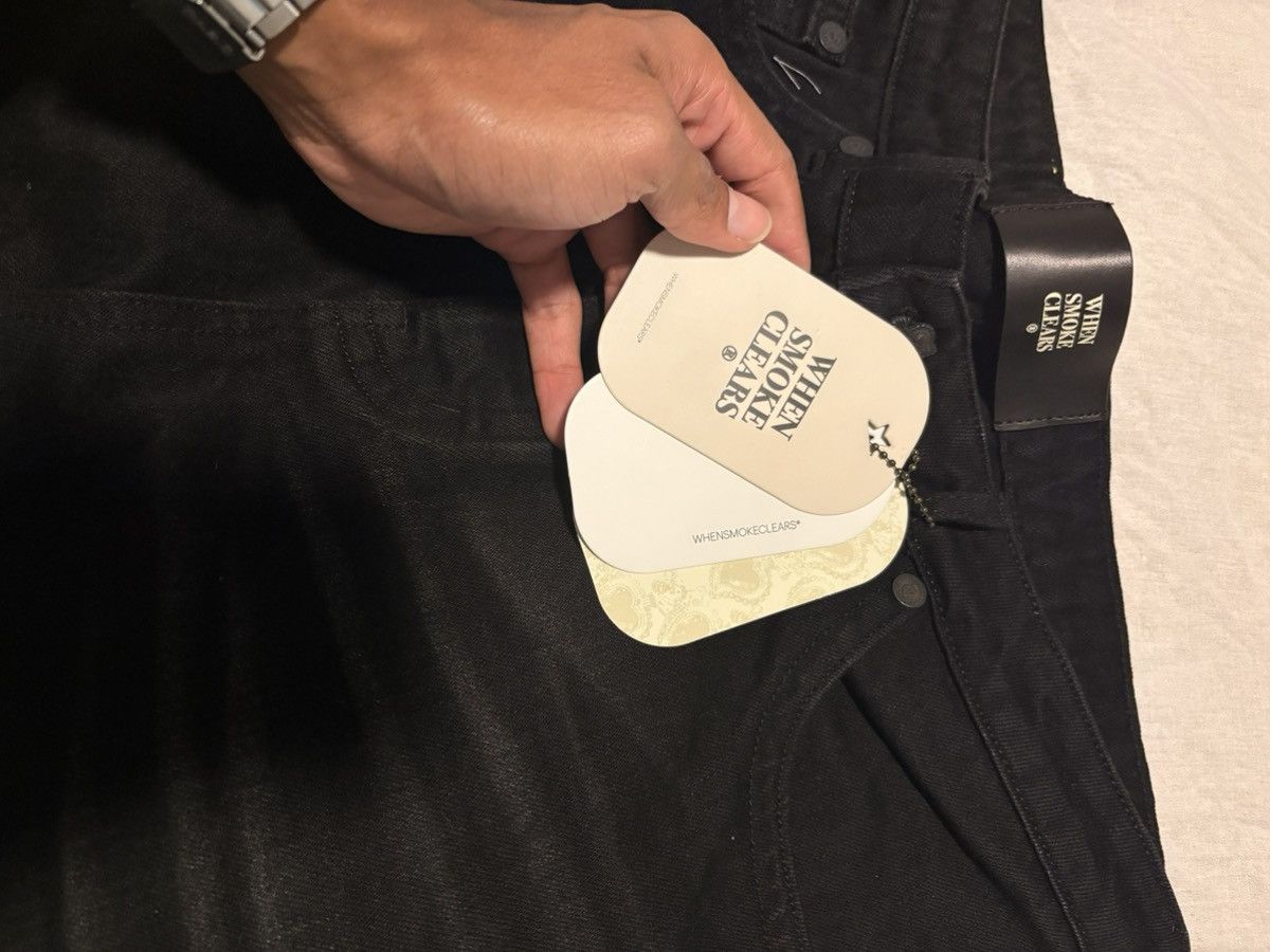 Whensmokeclears WHENSMOKECLEARS Denim Heartwear Shorts Size US 36 / EU 52 - 4 Thumbnail