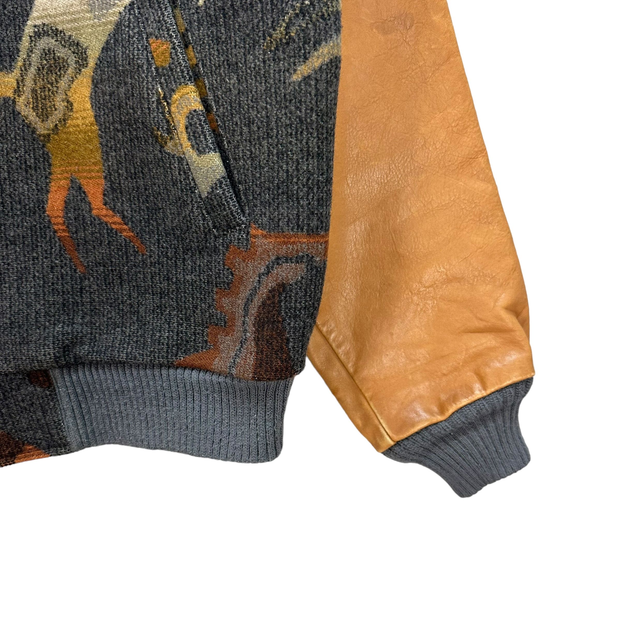 Pendleton VINTAGE PENDLETON MADE IN USA WOOL LEATHER JACKET #8915 Size US M / EU 48-50 / 2 - 6 Thumbnail