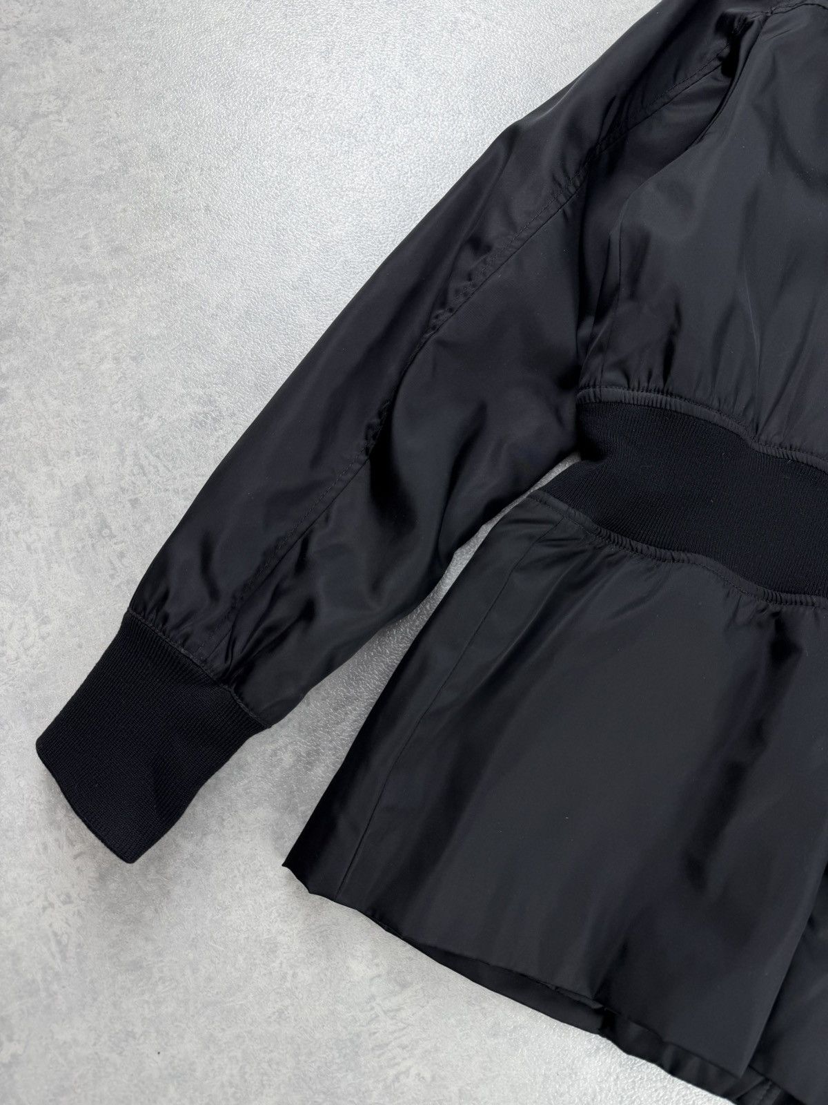 Prada Prada Women Black Nylon Jacket Zip Button Front IT 44 Size M / US 6-8 / IT 42-44 - 14 Thumbnail