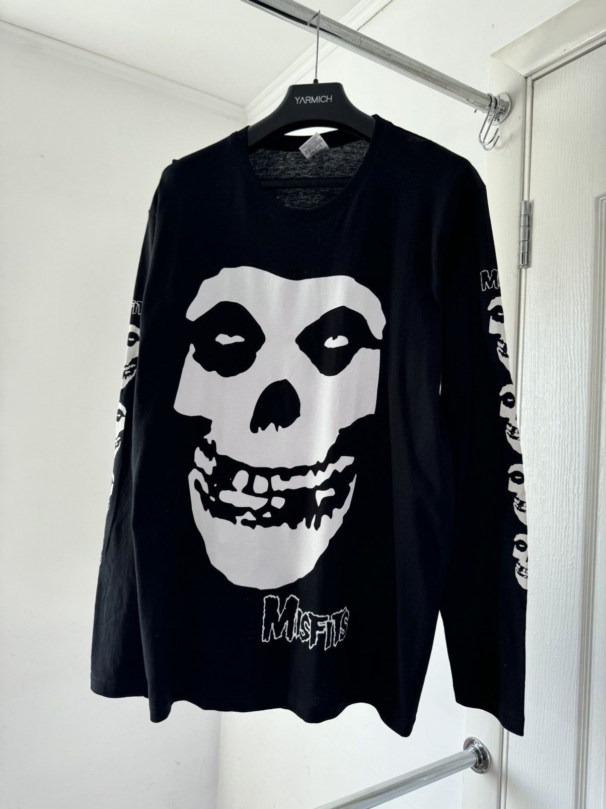 Band Tees Misfits Y2K Faced Longsleeve Tee Size US XL / EU 56 / 4 - 2 Thumbnail