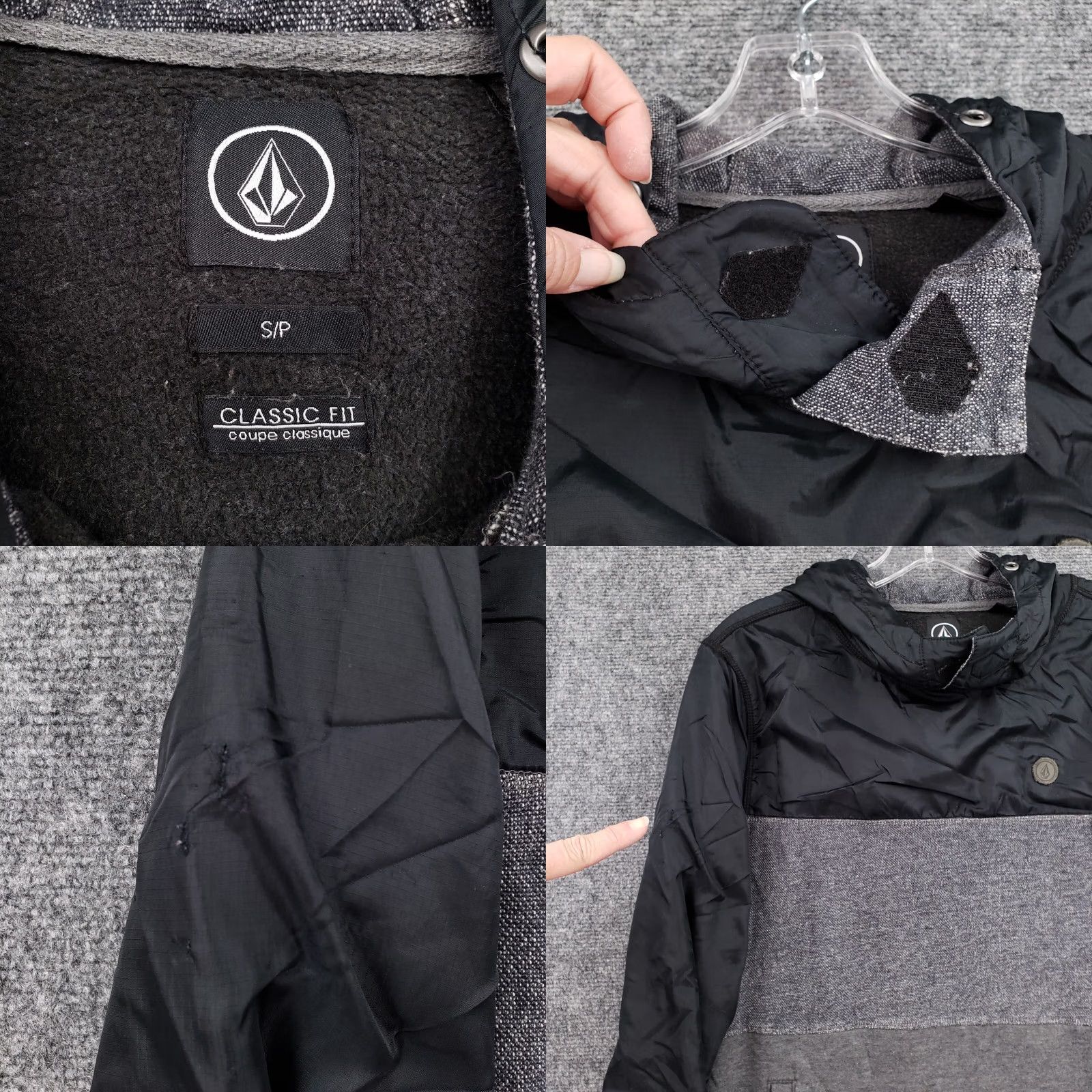 Volcom Volcom Hoodie Mens S Small Gray Outsider Pullover Classic Fit Sweatshirt Outdoor Size US S / EU 44-46 / 1 - 8 Thumbnail