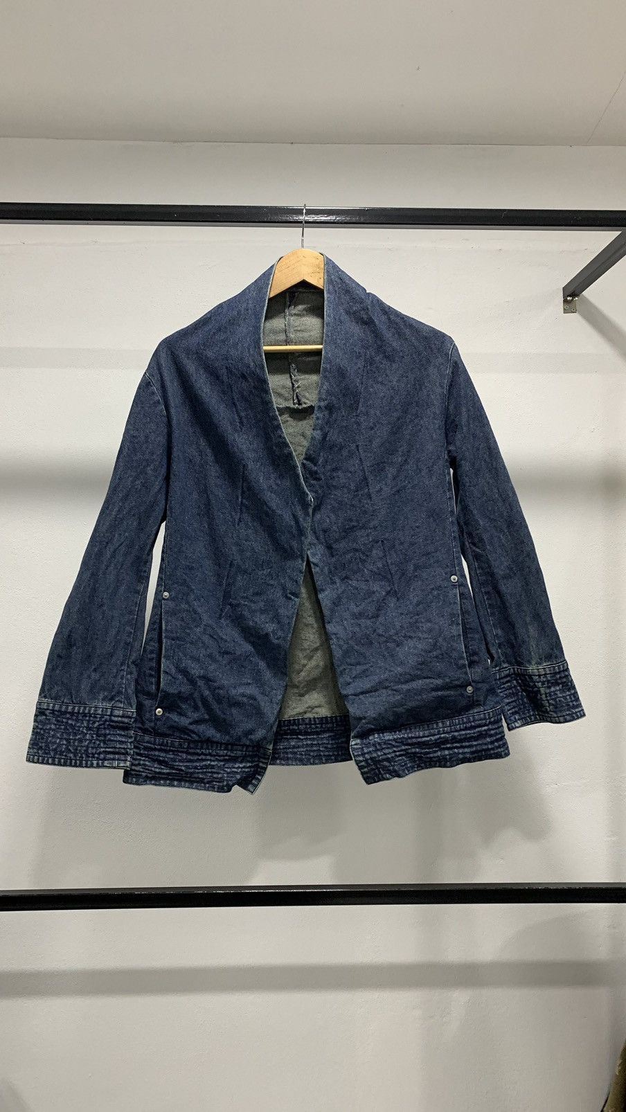 If Six Was Nine Bat-su Denim Punk Jacket Size M / US 6-8 / IT 42-44 - 17 Thumbnail