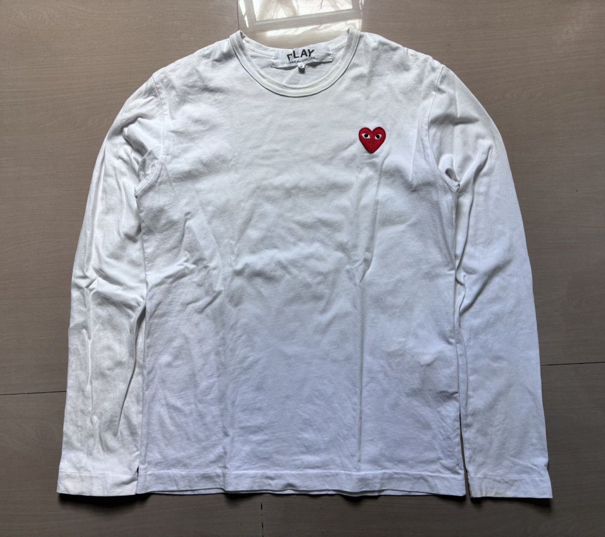 CDG by Comme des Garcons Comme Des Garçons Play heart patch long-sleeved T-shirt Size US S / EU 44-46 / 1 - 1 Thumbnail