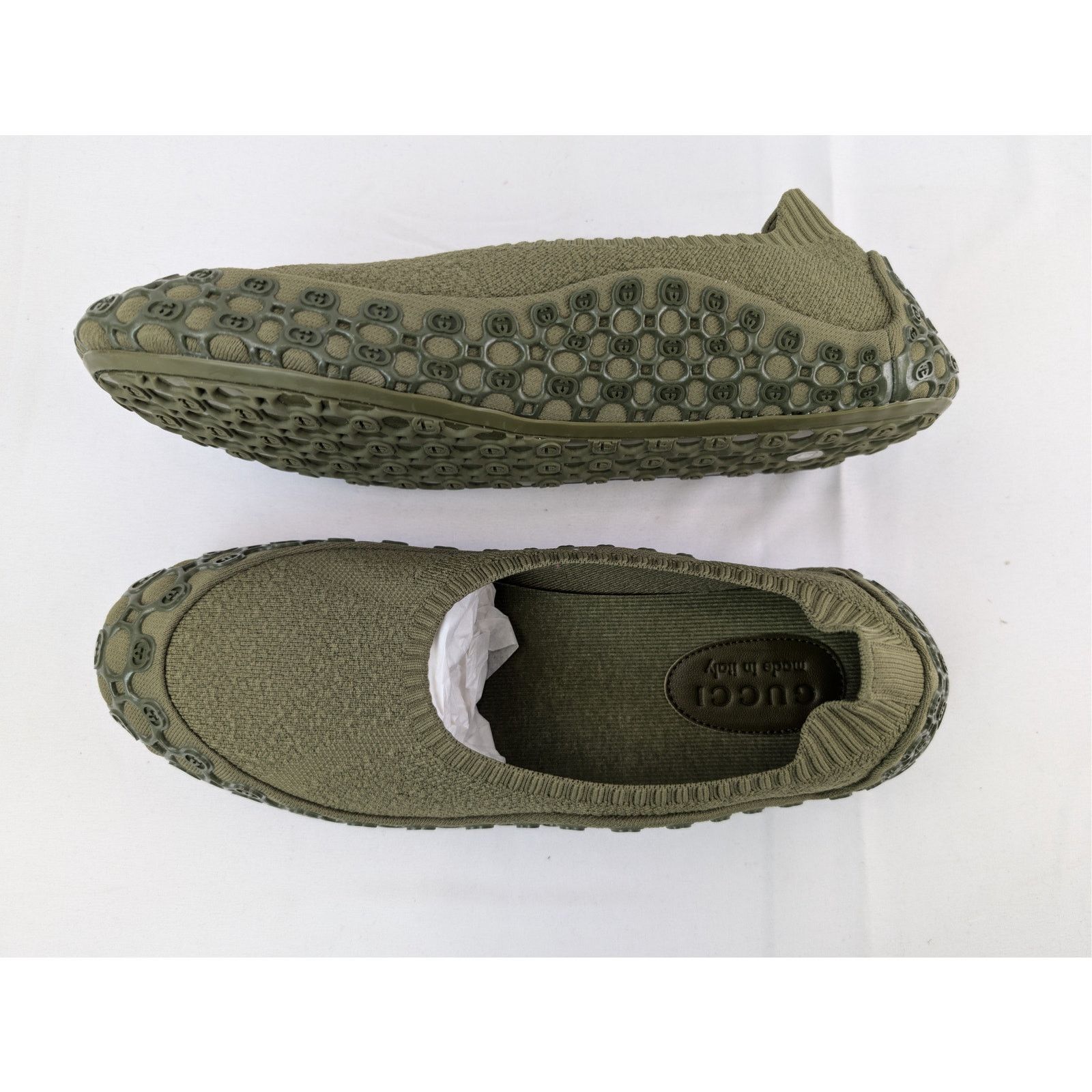 Gucci o1rshd1 Slip-on Sneakers in dark green Size US 10 / EU 43 - 1 Thumbnail