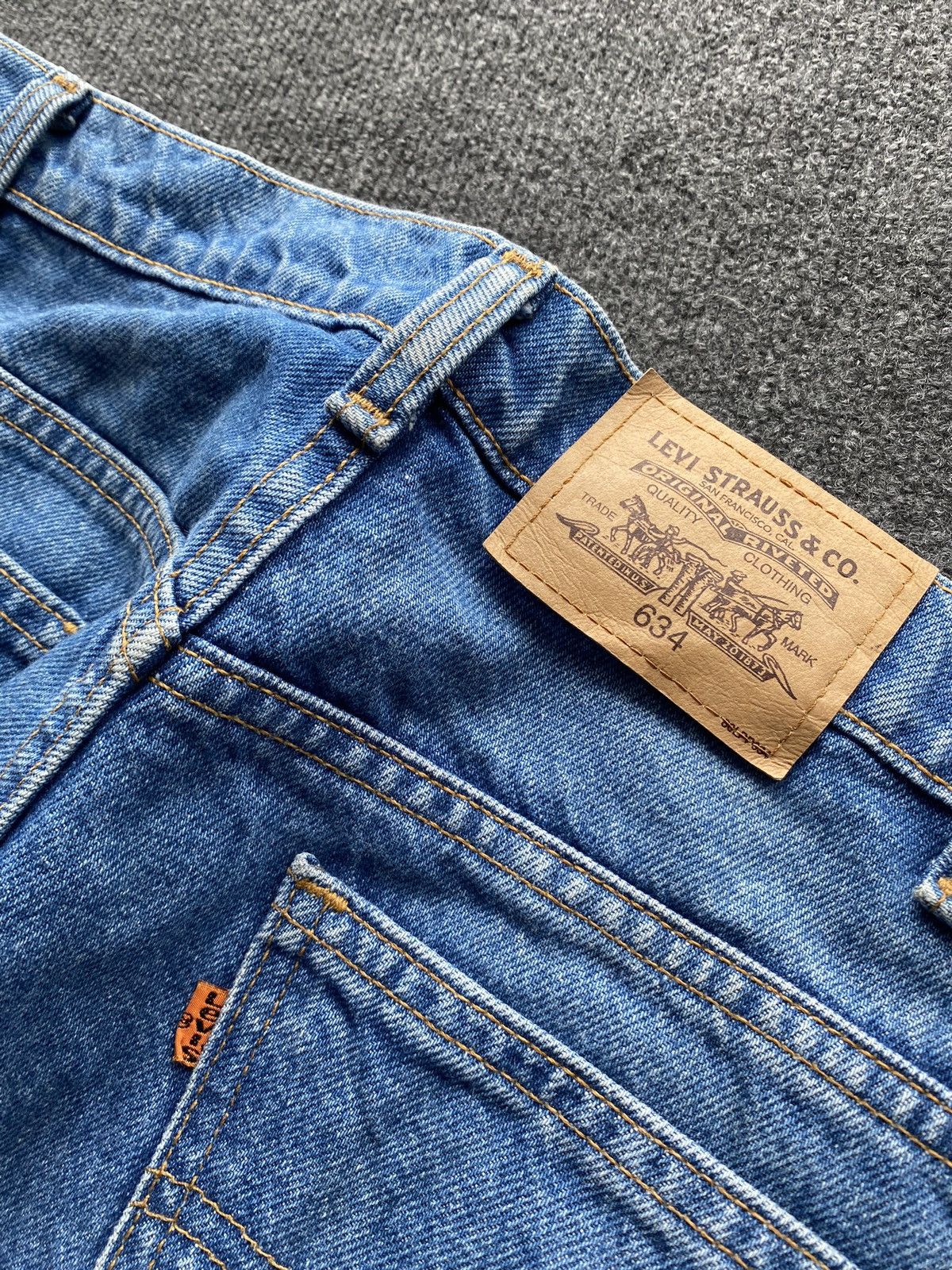 Levi's 🔥Levis 634 Canada vintage blue men jeans relaxed fit Size US 36 / EU 52 - 7 Thumbnail
