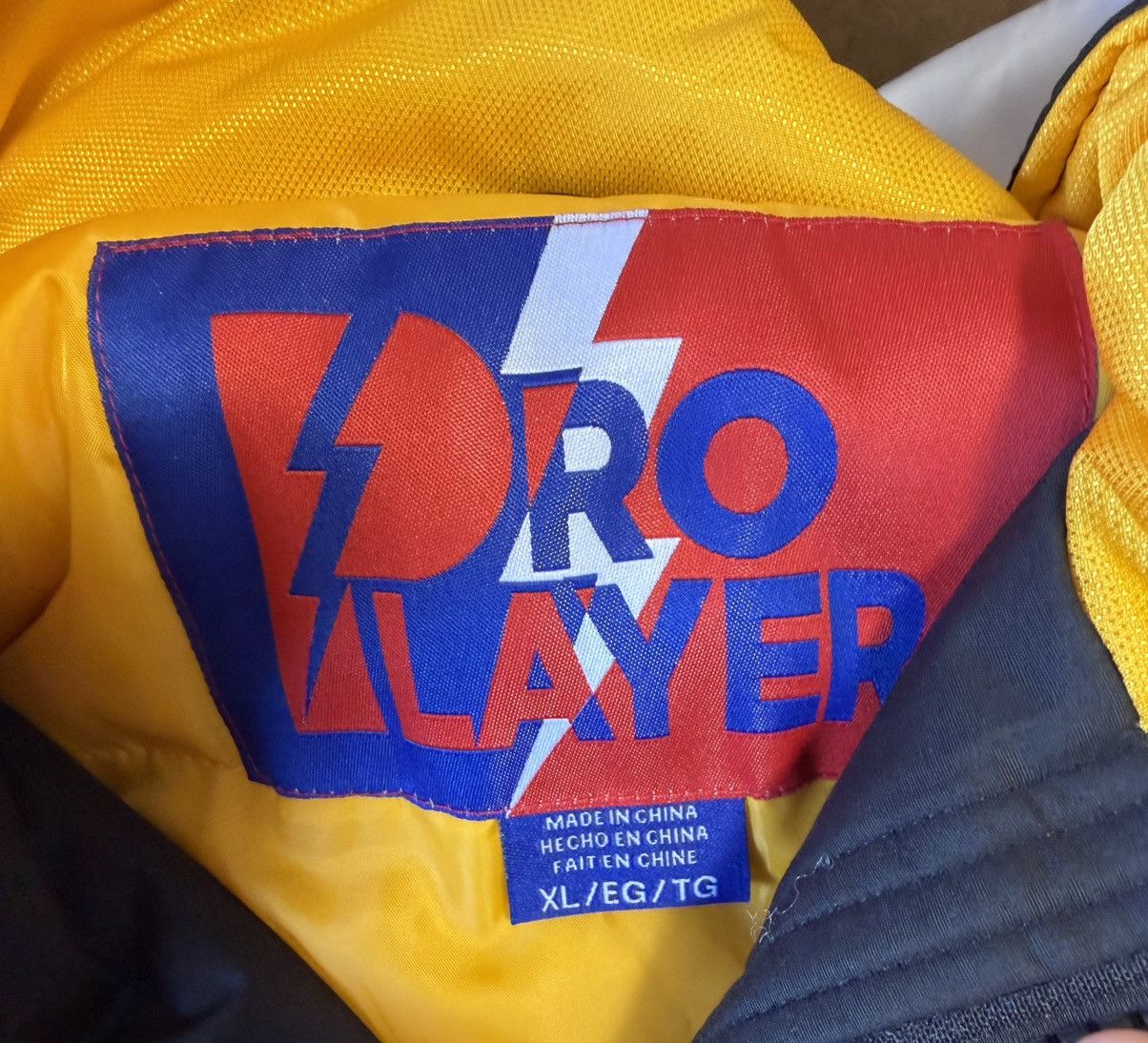 Pro Player NFL Pittsburgh Steelers Script Puffer Hooded Jacket VTG 90 Size US XL / EU 56 / 4 - 5 Thumbnail