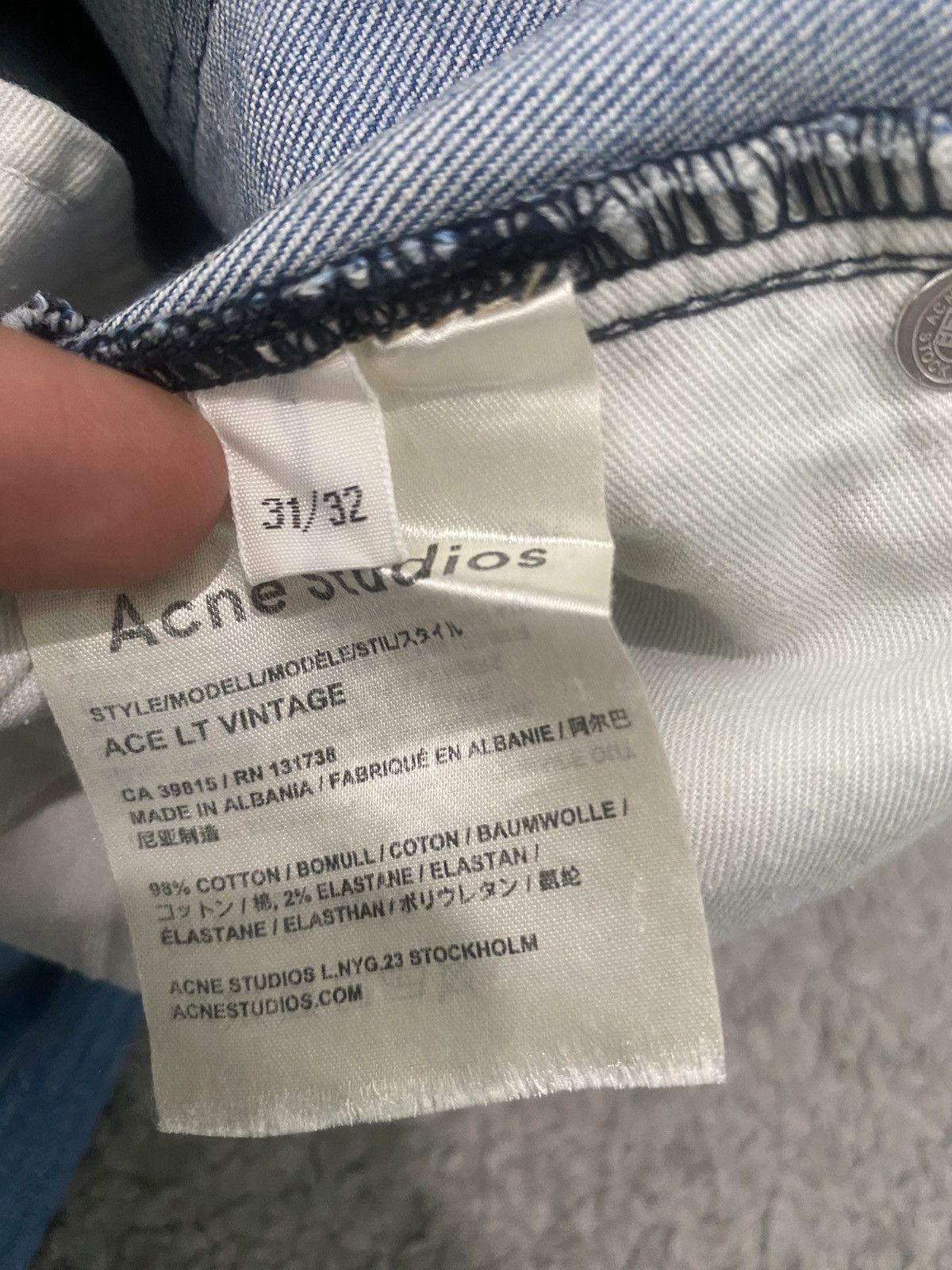 Acne Studios Acne Studios Ace Lt Vintage 31/32 old money y2k scandi pants Size US 31 - 8 Thumbnail