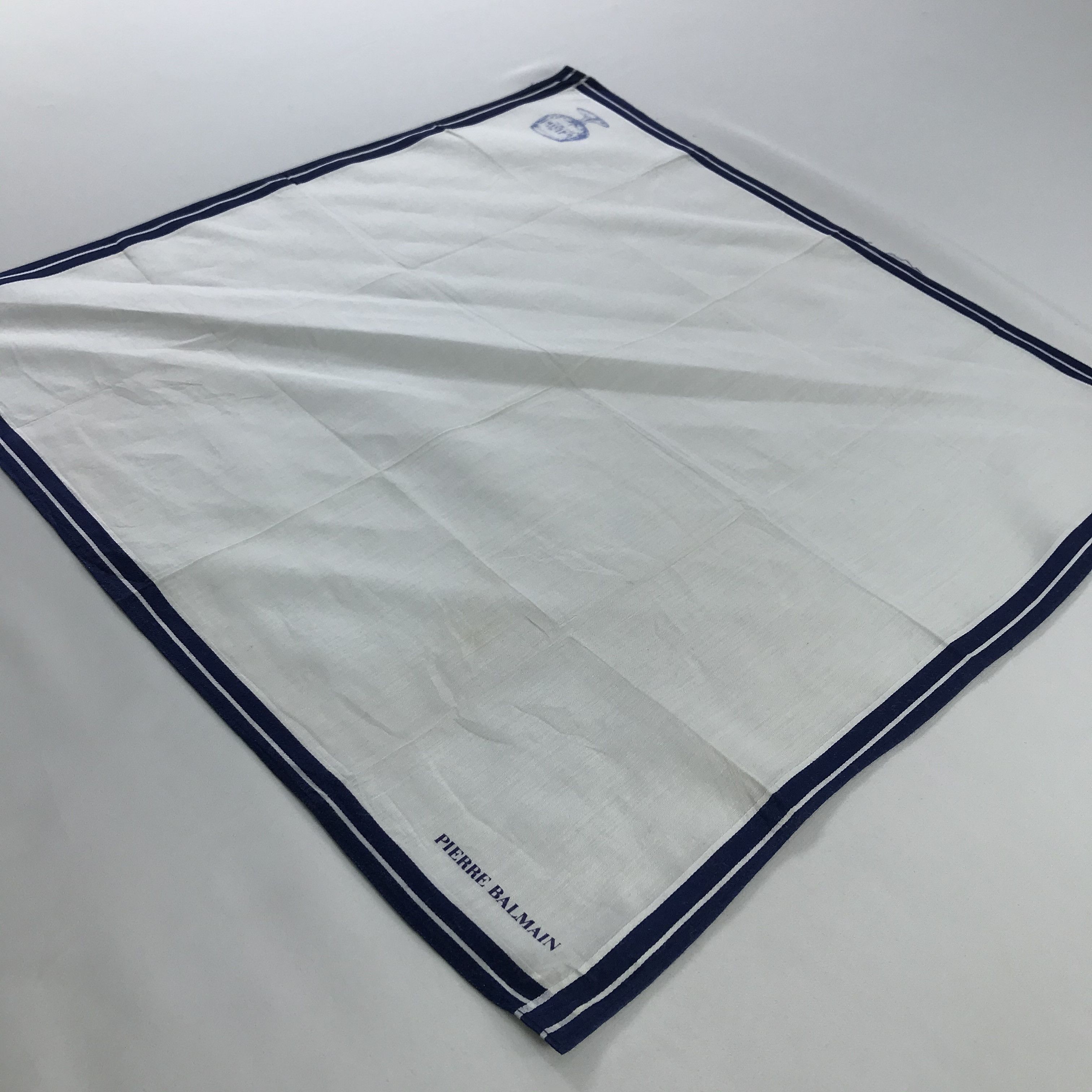 Pierre Balmain × Vintage Pierre Balmain Bandana / Handkerchief / Neckerchief - S649 Size ONE SIZE - 2 Thumbnail
