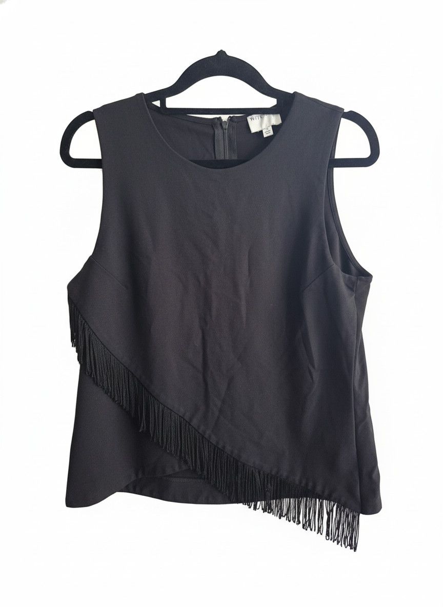 Other Witchery Black Sleeveless Top Blouse Size S Size S / US 4 / IT 40 - 1 Thumbnail