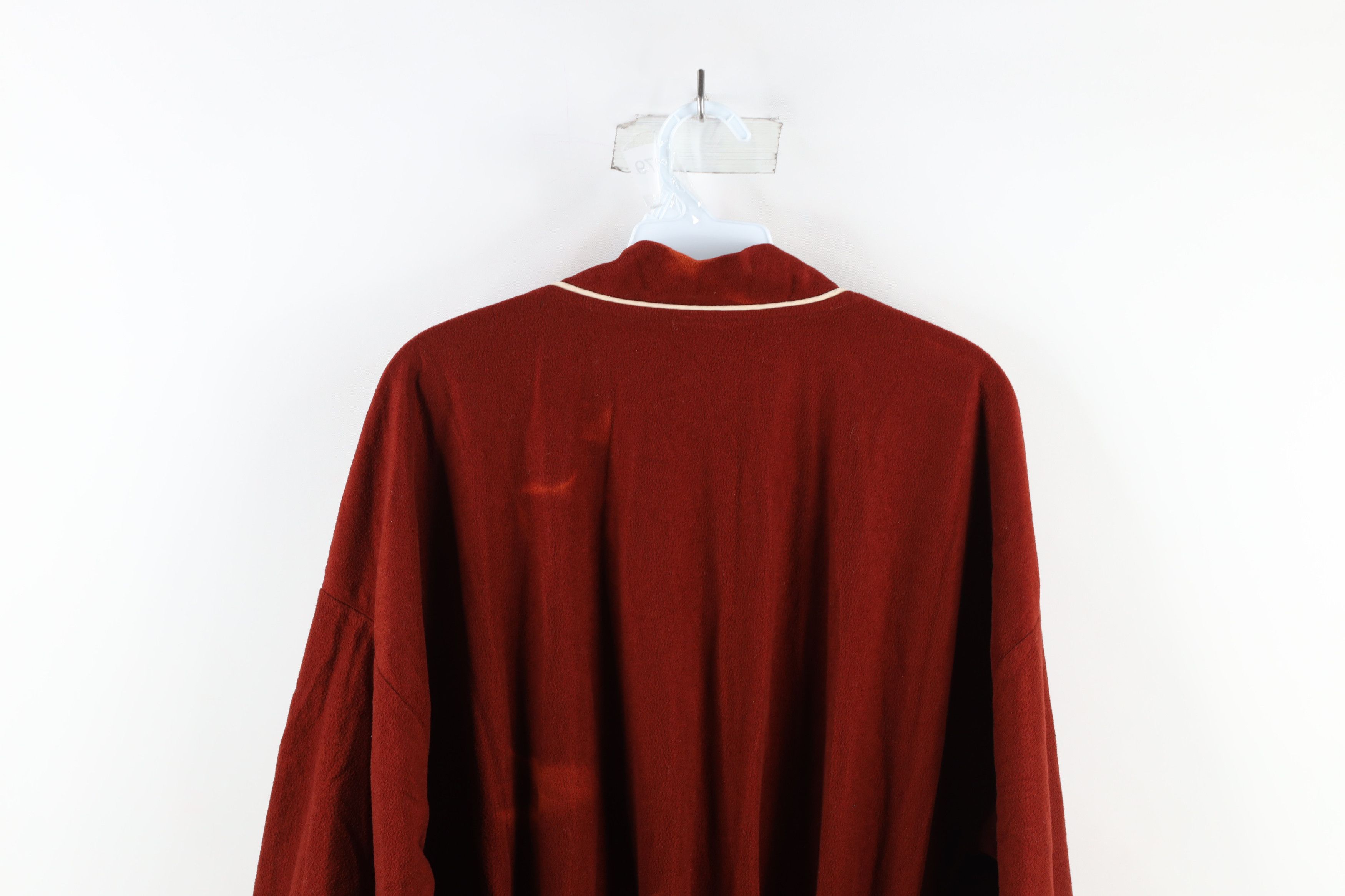 Vintage Vintage 70s Streetwear Distressed Velour Belted Bath Robe Size US L / EU 52-54 / 3 - 9 Thumbnail