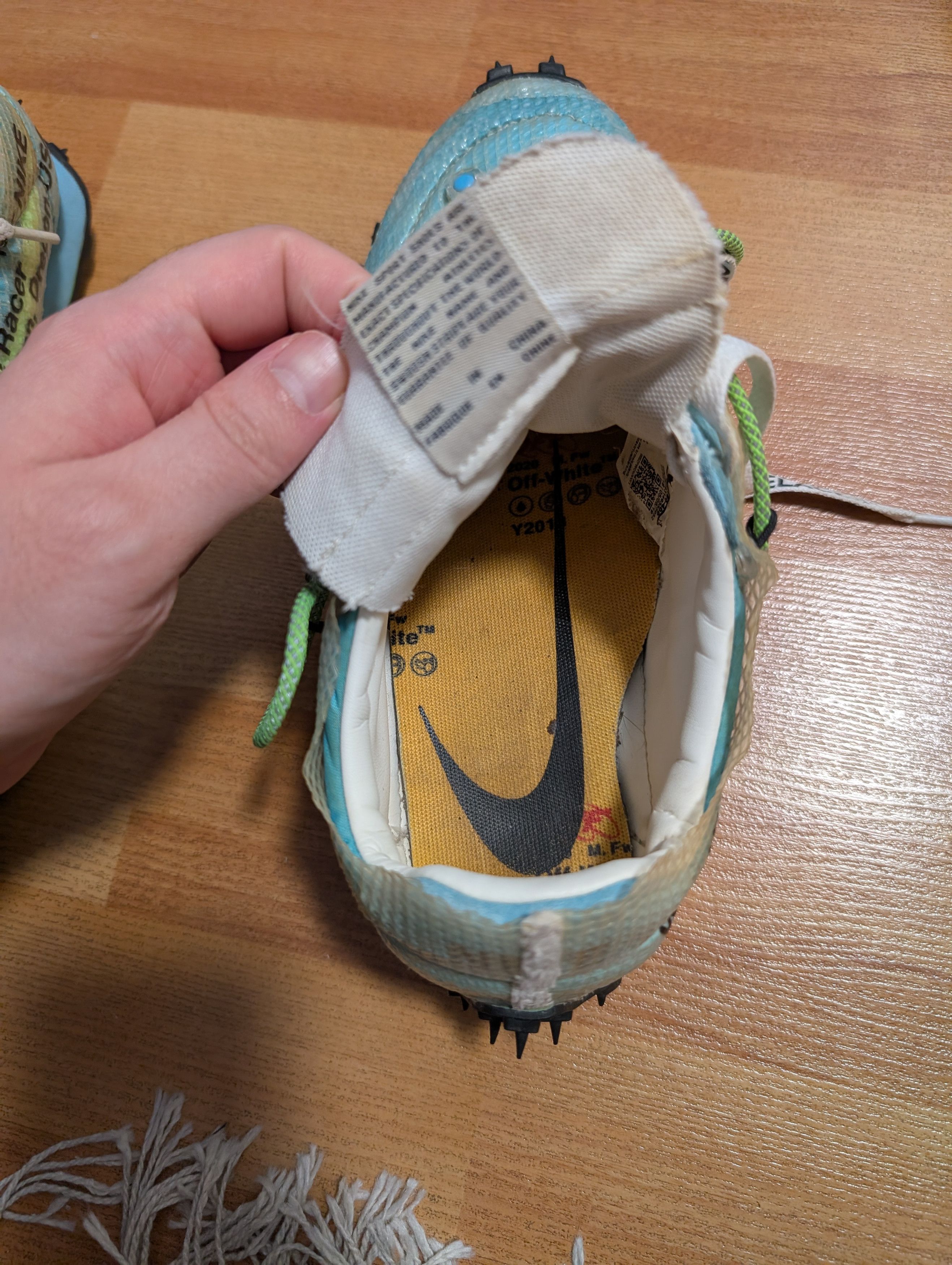 Adidas × Off-White Offwhite x nike waffle racer Size US 5.5 / IT 35.5 - 3 Thumbnail