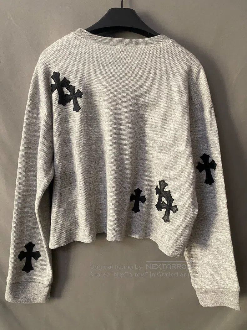 Chrome Hearts CHROME HEARTS Size M Women's patch Waffle long sleeves Size M / US 6-8 / IT 42-44 - 4 Thumbnail