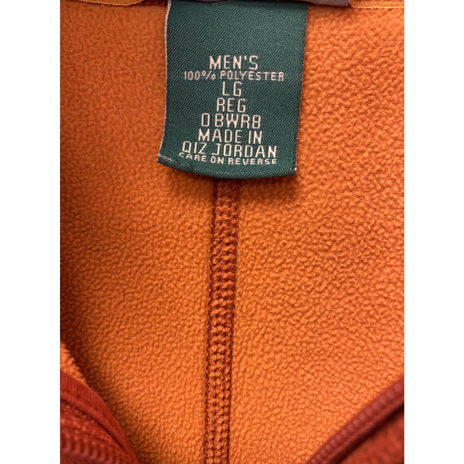 Vintage L.L. Bean Polartech Hoodie Sweatshirt Jacket Men’s L Fire Brown Relaxed Mens Size US L / EU 52-54 / 3 - 6 Thumbnail