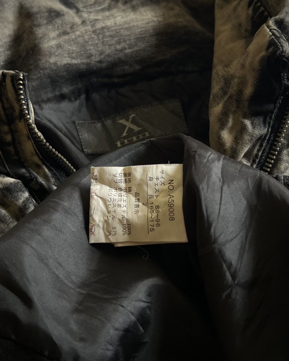Japanese Brand Xfrm Flame Wash Studded Skeleton Panel Hooded Jacket 2000s Size US M / EU 48-50 / 2 - 15 Thumbnail