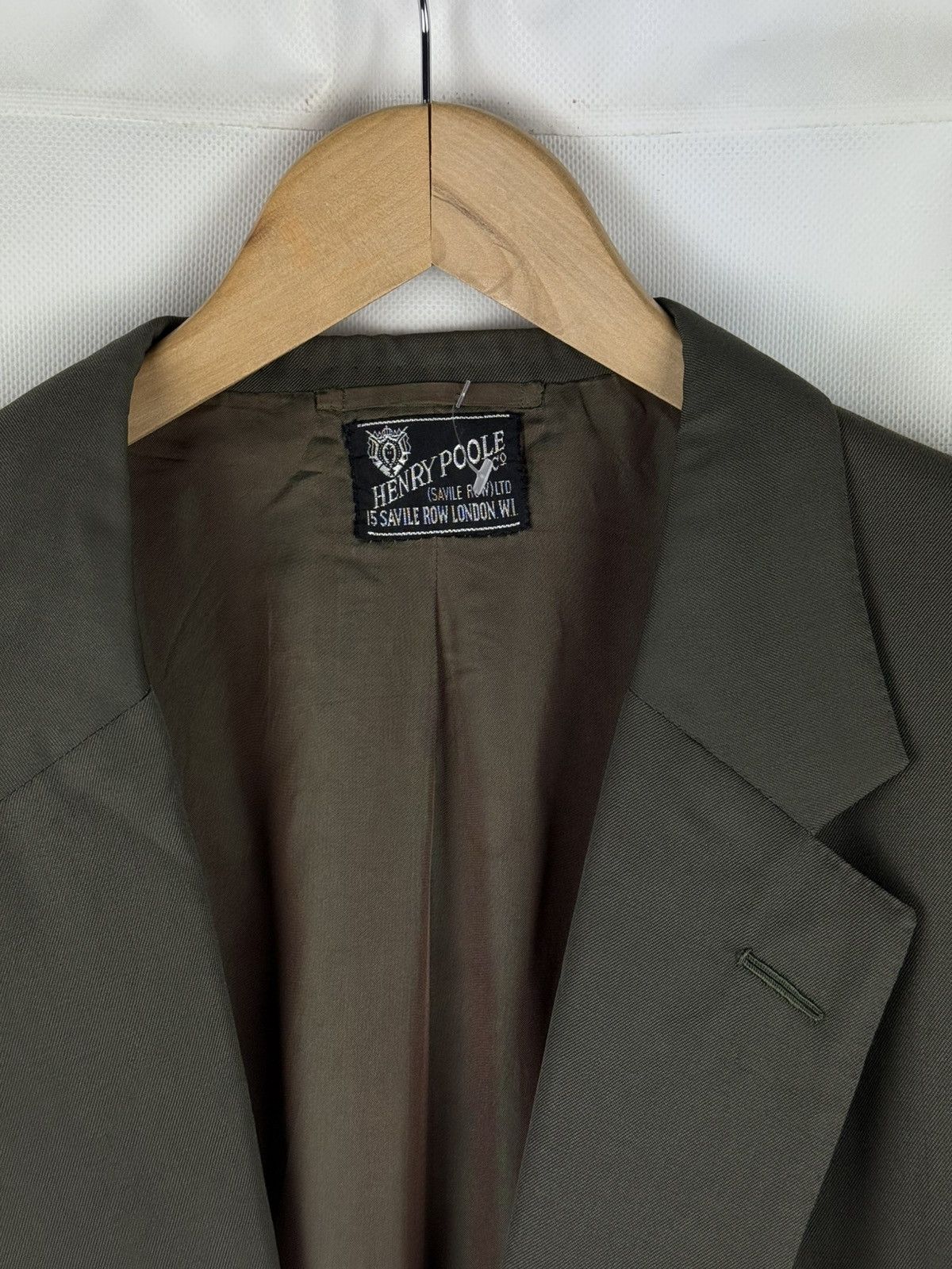 Henry Poole Henry Poole Savile Row Designer Blazer Jacket Sportcoat Size 44R - 7 Thumbnail