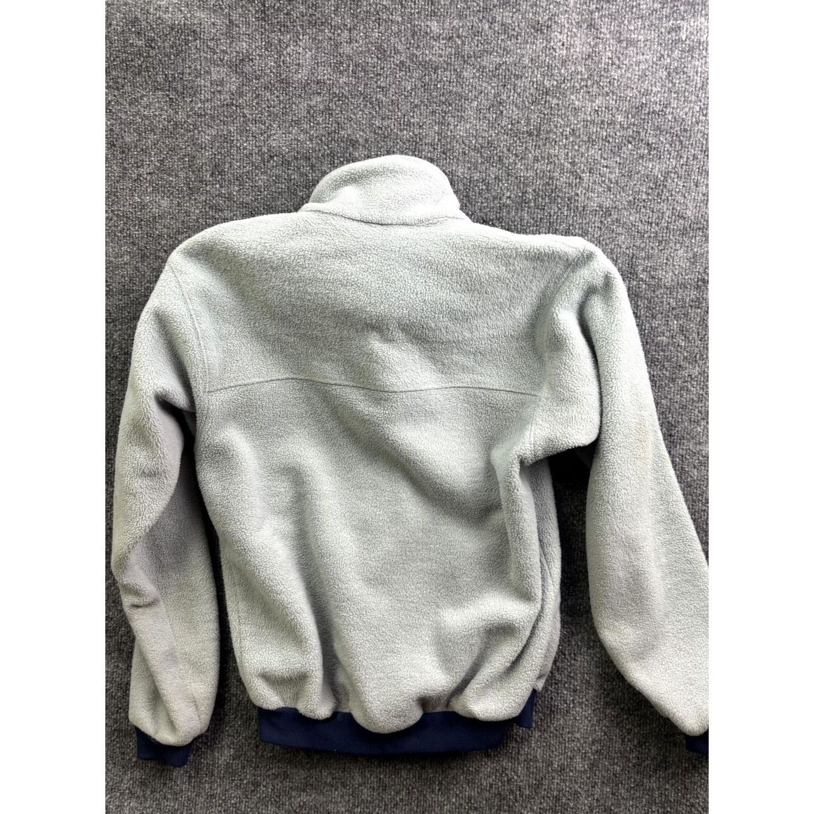 Patagonia VINTAGE Patagonia Jacket Gray Small Full Zip Pile Fleece Bomber USA Made Pocket Zippered Pockets Winter Mens Short 80s Size US S / EU 44-46 / 1 - 6 Thumbnail