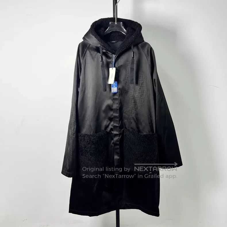 Fendi Fendi Solid double-F hooded coat Size US M / EU 48-50 / 2 - 1 Thumbnail