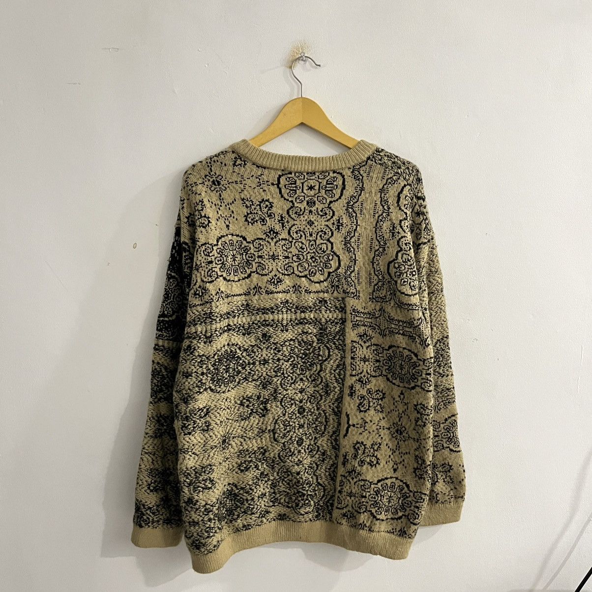 Japanese Brand Takeo Kikuchi Abstract Pattern Knit Sweater Size US L / EU 52-54 / 3 - 6 Thumbnail