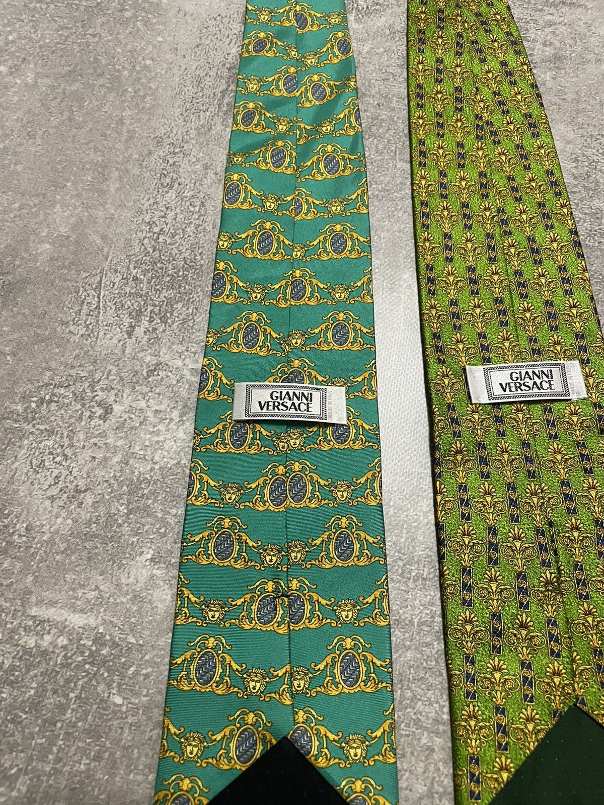 Versace x3 Vintage Gianni Versace Monogram Silk Ties Size ONE SIZE - 16 Thumbnail