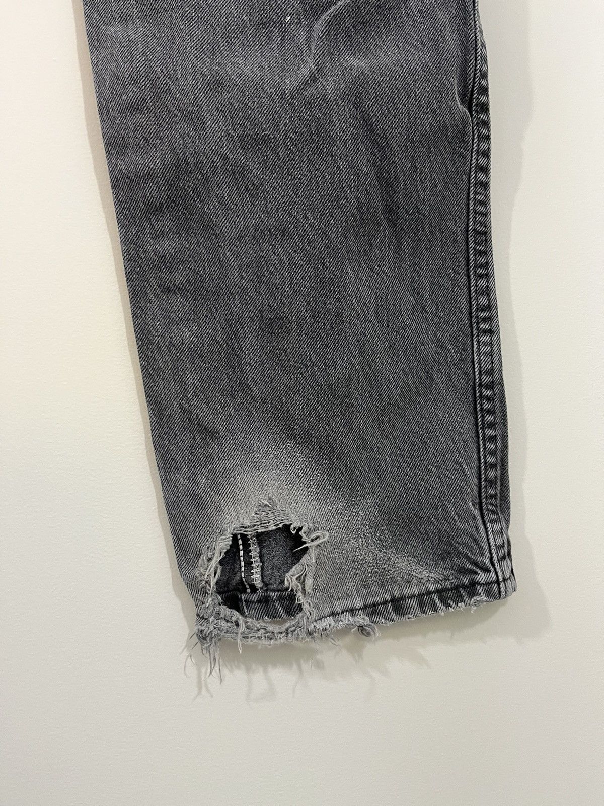 Vintage Sun Faded Distressed Black Jeans Size US 36 / EU 52 - 16 Thumbnail