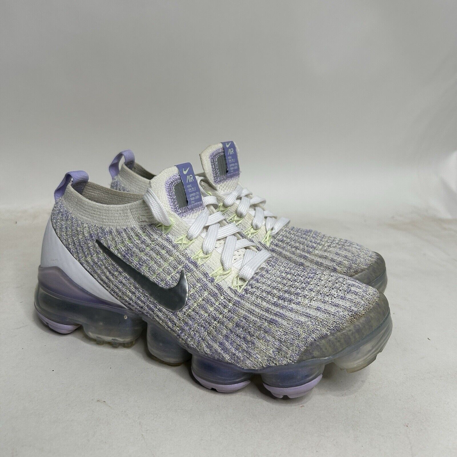 Nike Nike Shoes Air Vapormax Flyknit 3 “Barely Volt White” 2024 Size US 7 / IT 37 - 1 Thumbnail