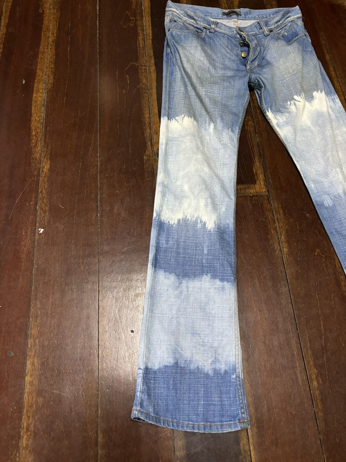 Alexander McQueen × Vintage Alexander mcqueen asid wash pant Size US 30 / EU 46 - 4 Thumbnail