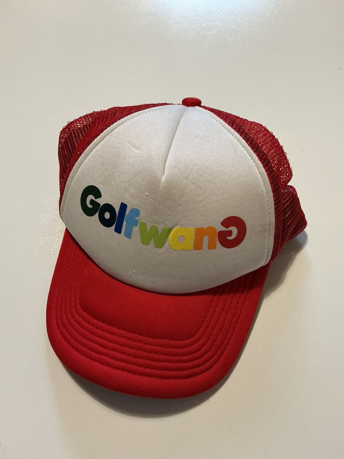 Golf Wang Golf Wang Tyler The Creator Script Snapback Trucker Cap Hat Size ONE SIZE - 1 Thumbnail