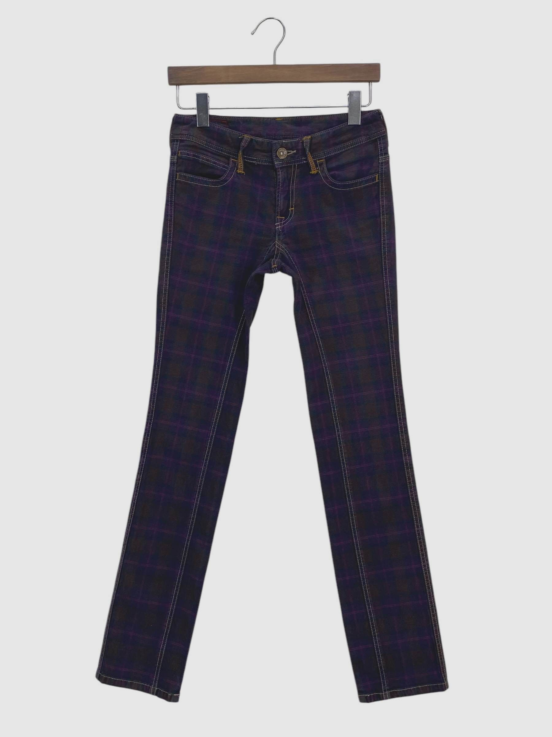 Japanese Brand Betty Smith Pants Checkered Pants Size 25" / US 0 / IT 36 - 2 Thumbnail